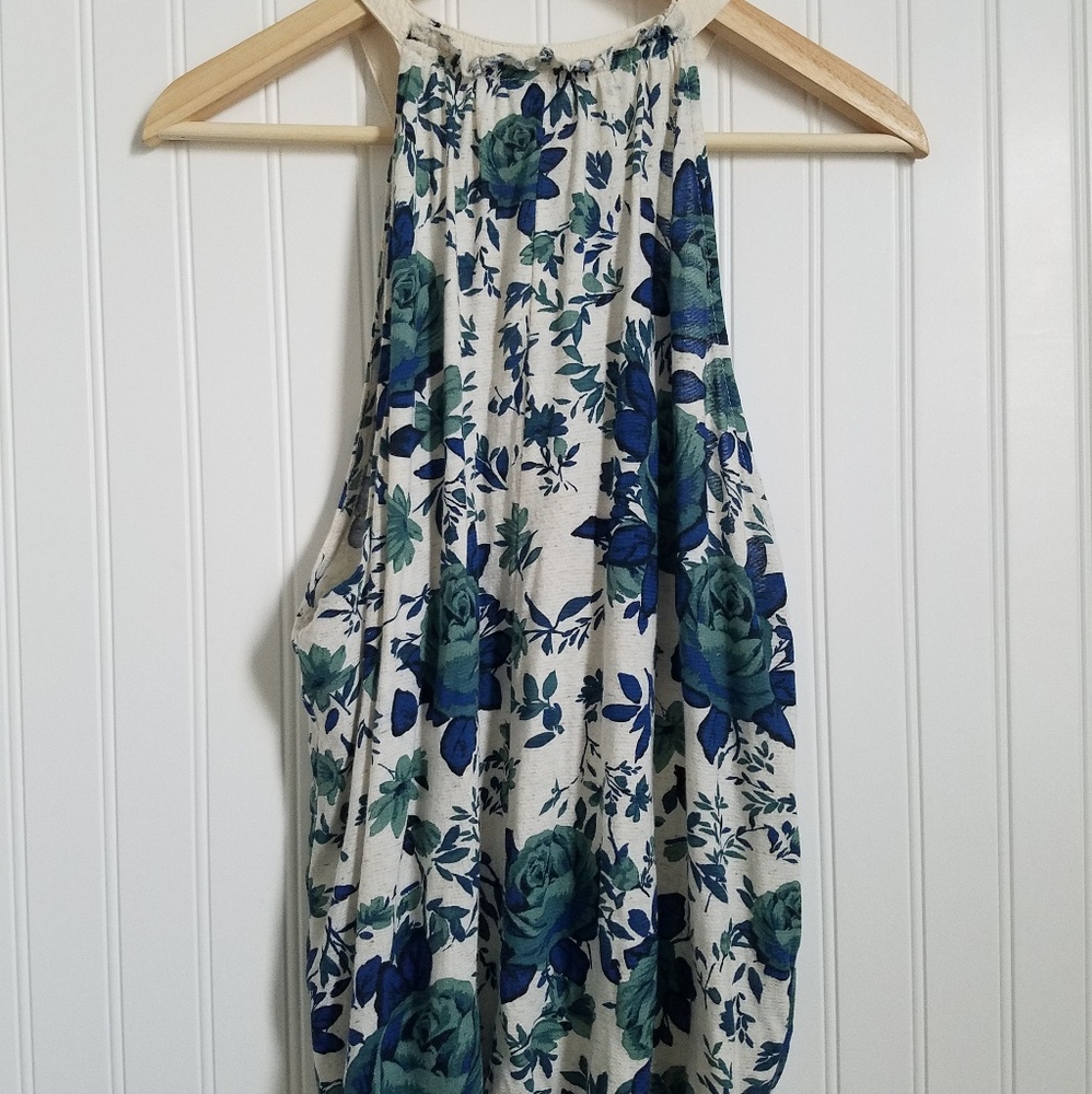 Lucky Brand Floral Yoke Tank